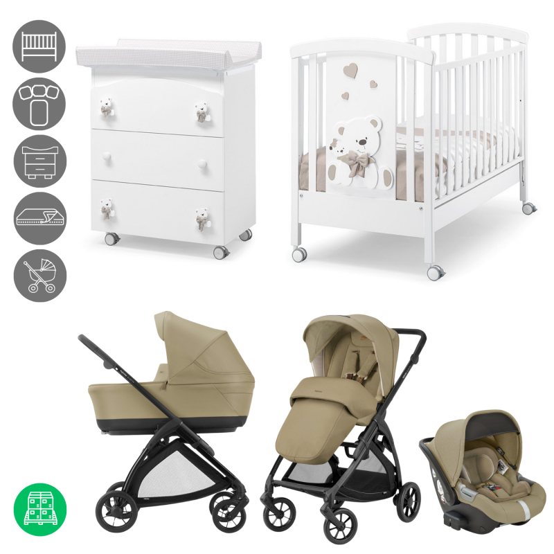 Kit Cameretta Erbesi Tato e Trio Electa Inglesina