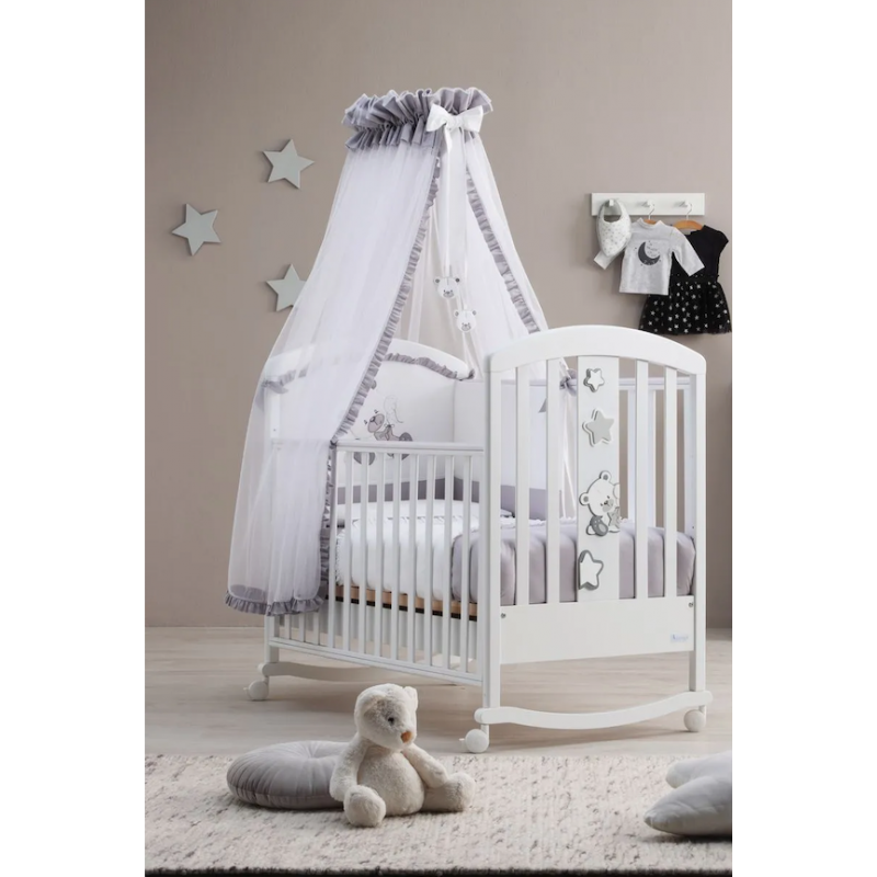 Lettino Dido Mini Bianco Grigio
