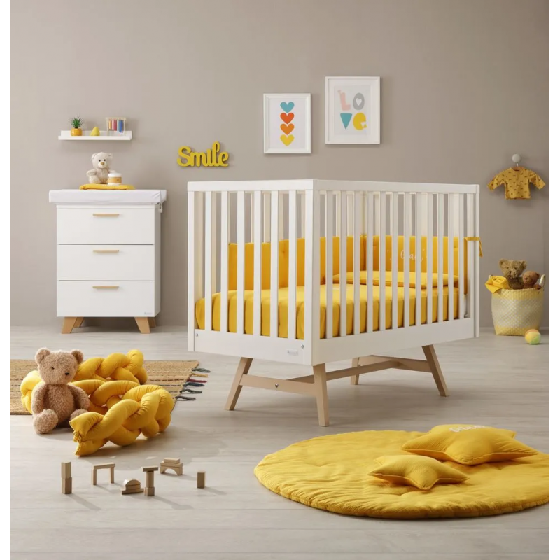 Lettino Joy Bianco - Naturale