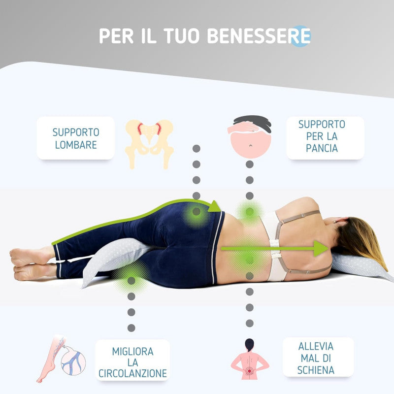 Cuscino Gravidanza e Allattamento Memo 9 in 1 - 3