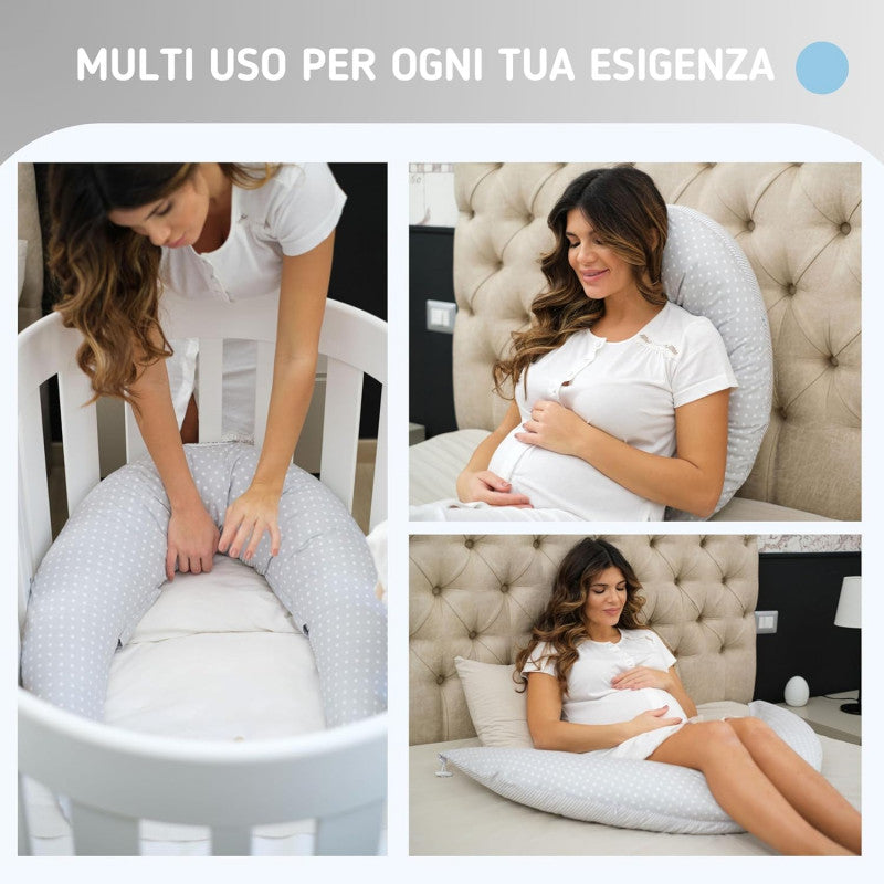 Cuscino Gravidanza e Allattamento Memo 9 in 1 - 2