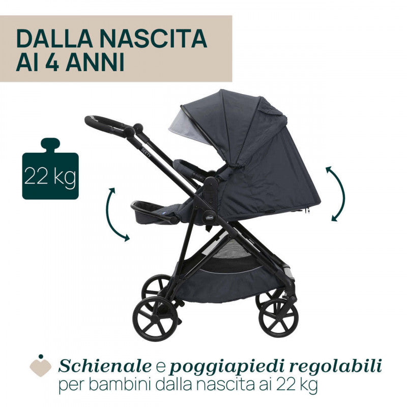 Trio Chicco Seety Etna Black I-Size - 8