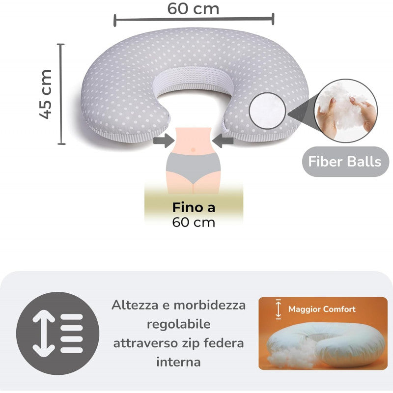 Cuscino Allattamento MiniMemo Completo di 2 Federe - 4