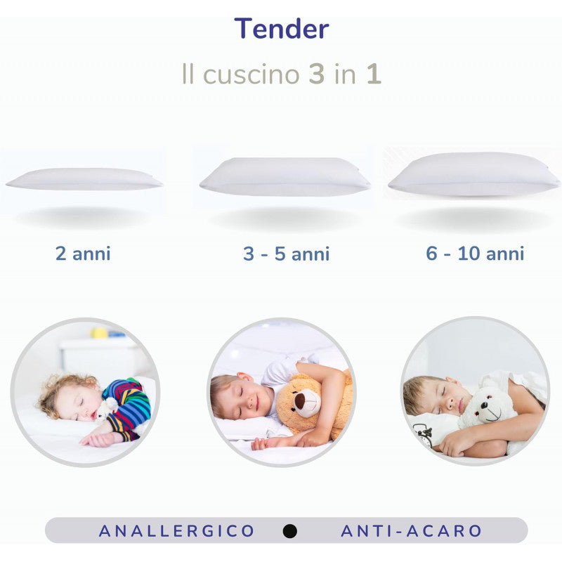 Cuscino Lettino Bambino con Altezza Regolabile Tender - 4