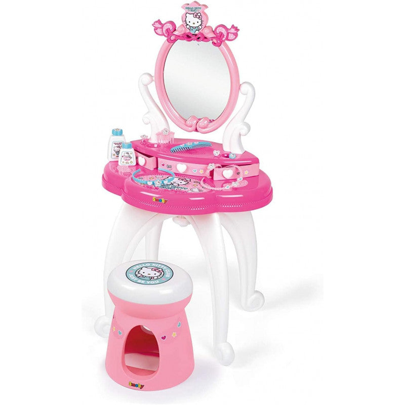 Specchiera con Sgabello Hello Kitty Con Accessori