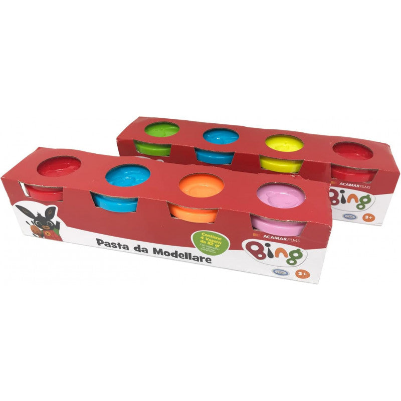 Pasta da Modellare di Bing - Set 4 Vasetti