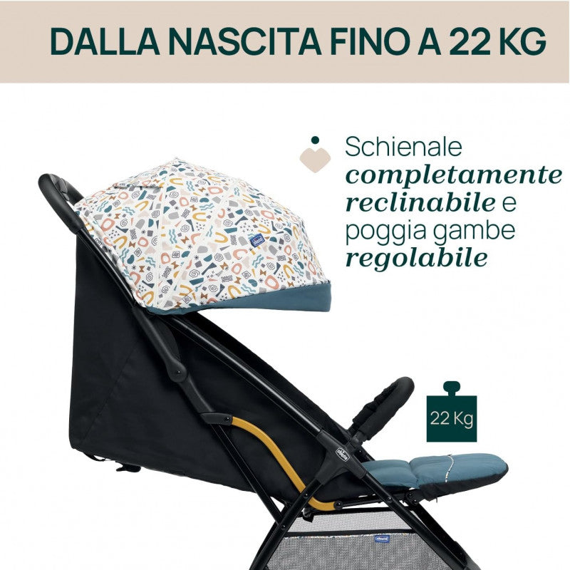Passeggino Chicco Glee JoyFul Teal - 4