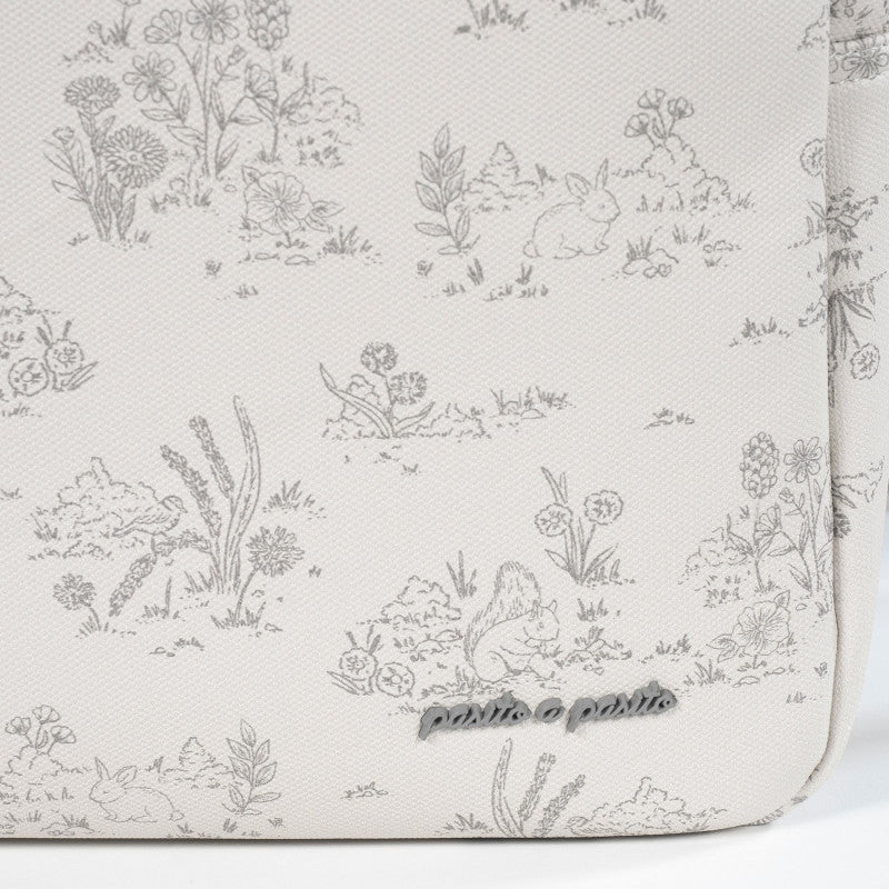 Borsa Cambio Pasito a Pasito - Toile de Jouy Cream - 8