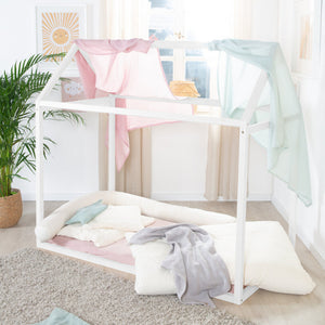 Letto Montessori - Casetta Bianco - 6