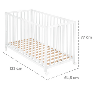 Lettino pieghevole Fold Up - Bianco - 7