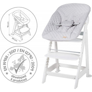 Seggiolone Born Up Set 2in1 - Grigio - 6