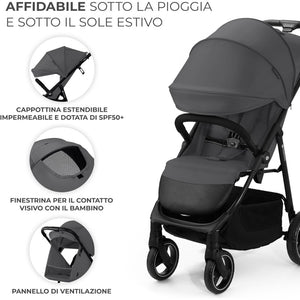 Passeggino Kinderkraft Trig Granite Grey - 2