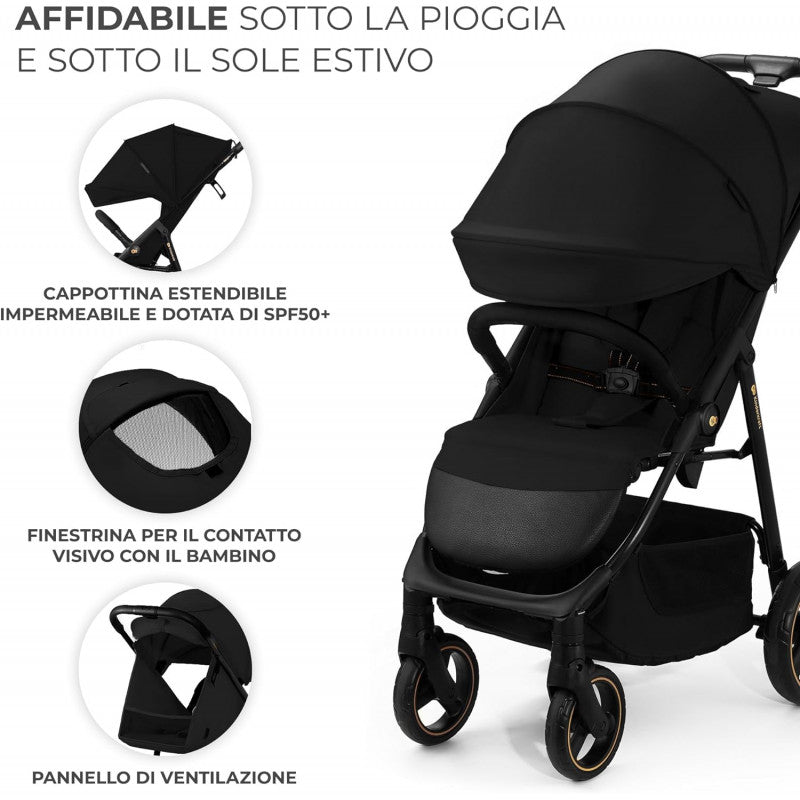 Passeggino Kinderkraft Trig Onyx Black - 3