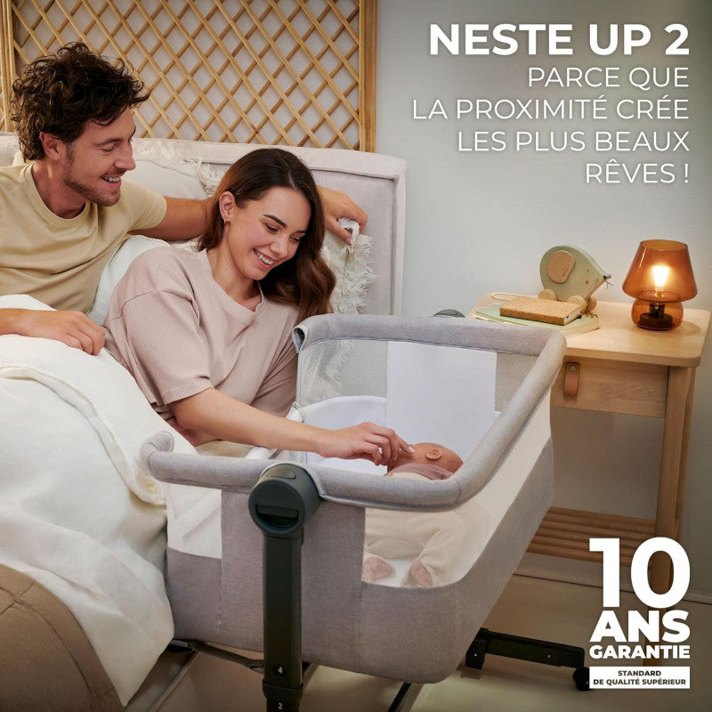 Culla Co-Sleeping Neste Up Light Grey - 7