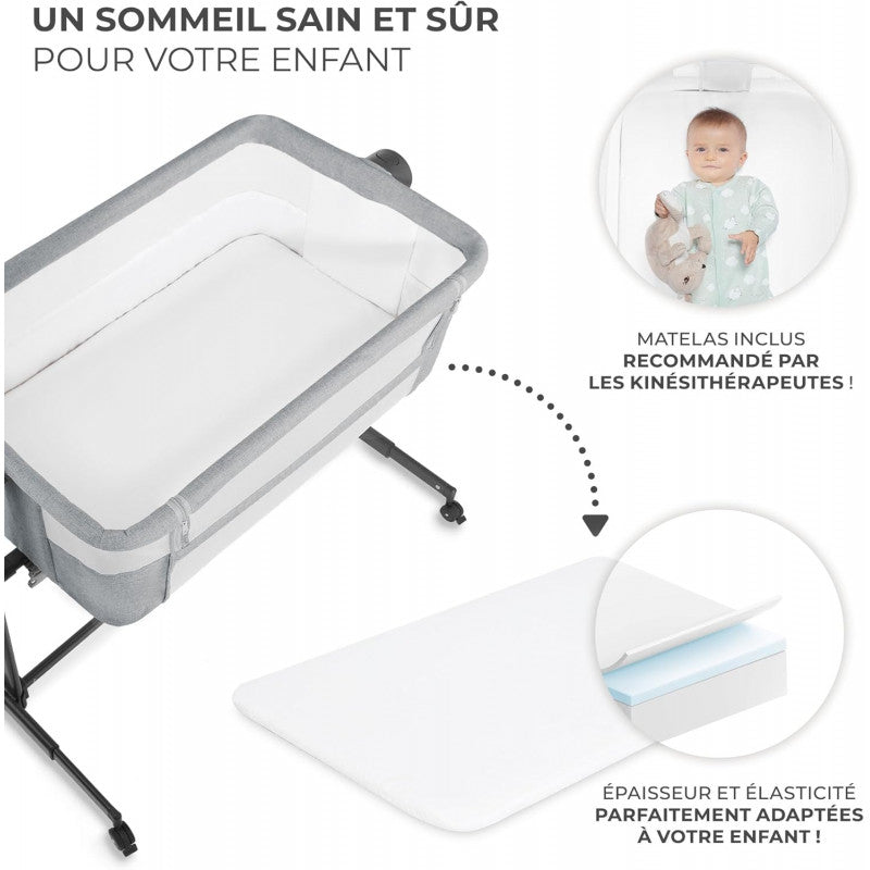 Culla Co-Sleeping Neste Up Light Grey - 8