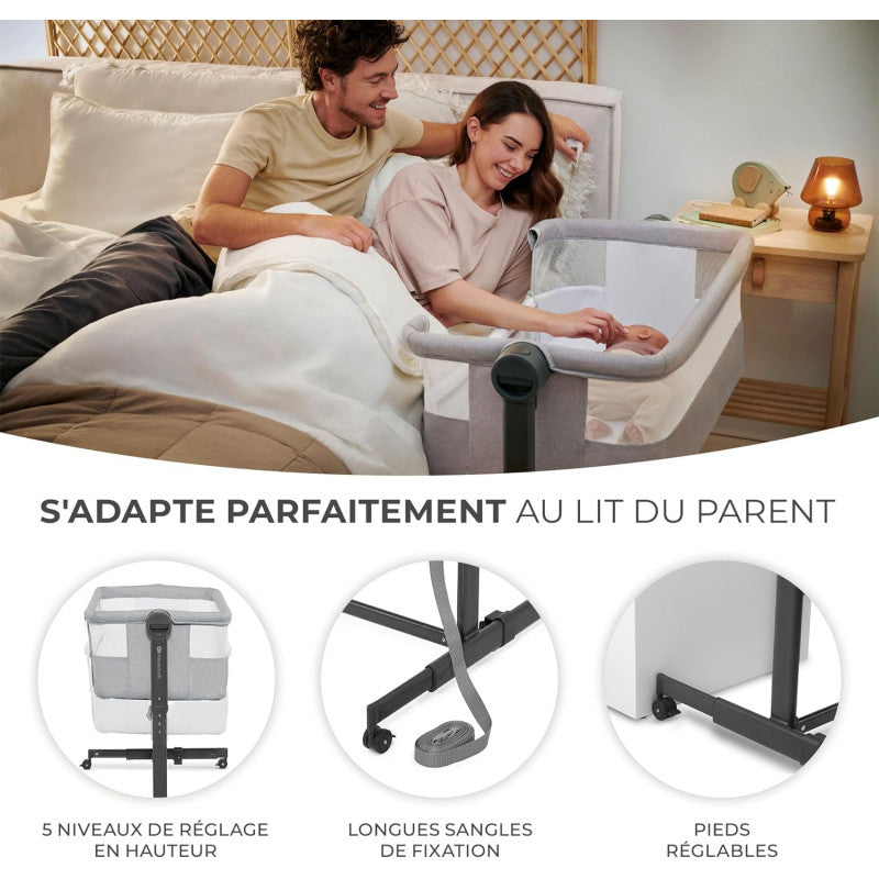 Culla Co-Sleeping Neste Up Light Grey - 9