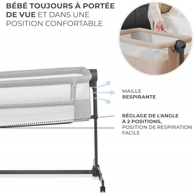 Culla Co-Sleeping Neste Up Light Grey - 12