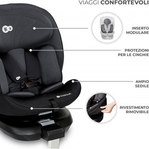 Seggiolino auto I-360 i-Size black 40-150 cm - 2