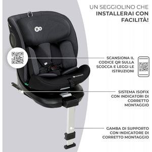 Seggiolino auto I-360 i-Size black 40-150 cm - 4