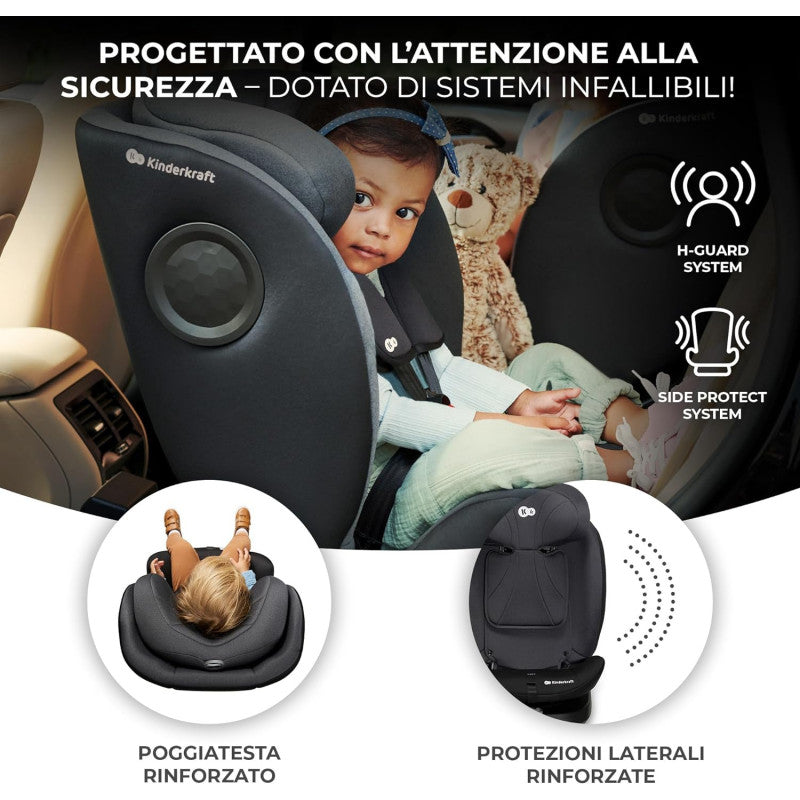 Seggiolino auto I-360 i-Size black 40-150 cm - 9