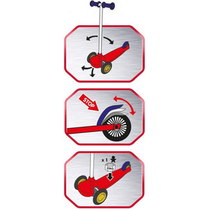 Monopattino Twist Spidey a 3 Ruote - 3