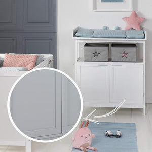 Mobiletto Fasciatoio Hamburg Grigio - 10