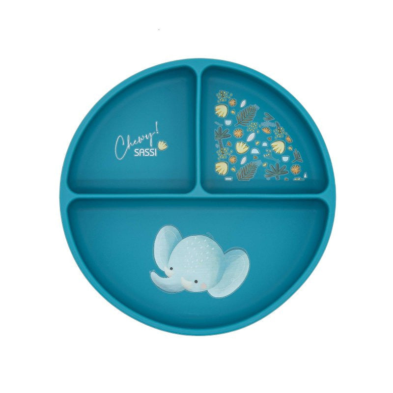 Piatto con ventosa In Silicone  Elefante Chewy