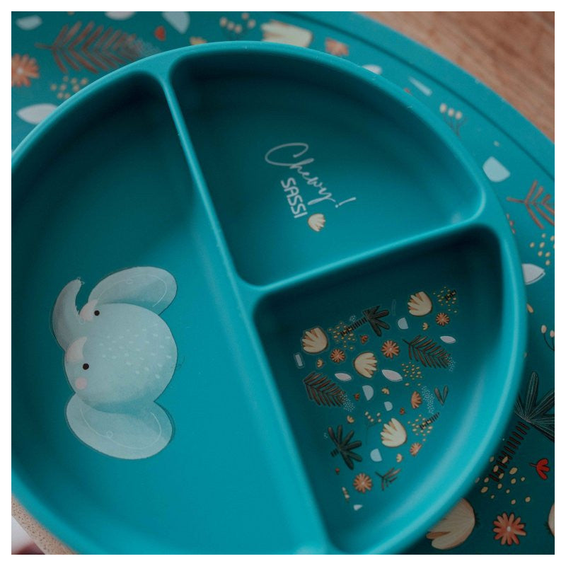 Piatto con ventosa In Silicone  Elefante Chewy - 4