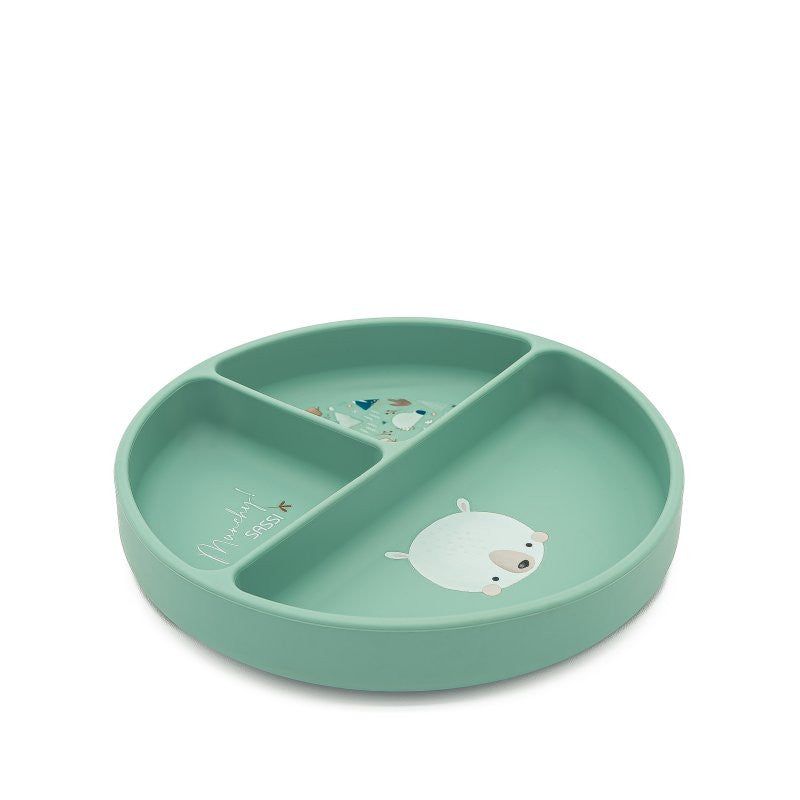 Piatto con ventosa In Silicone Orso Munchy - 5