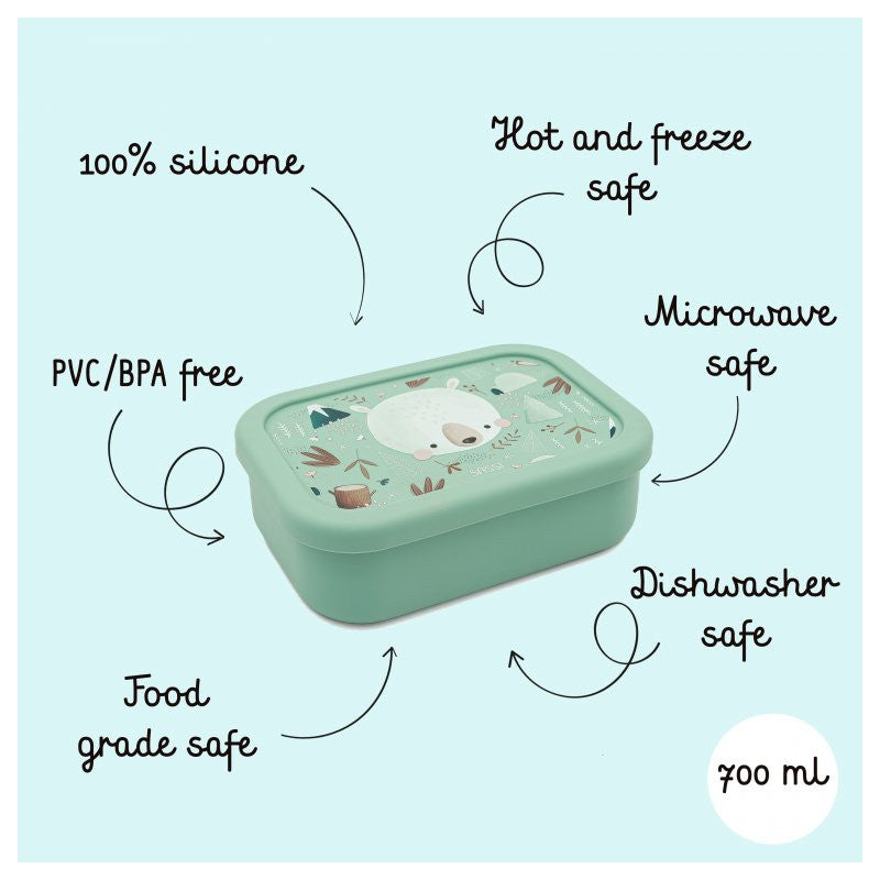 Porta merenda In Silicone Orso Munchy - 4