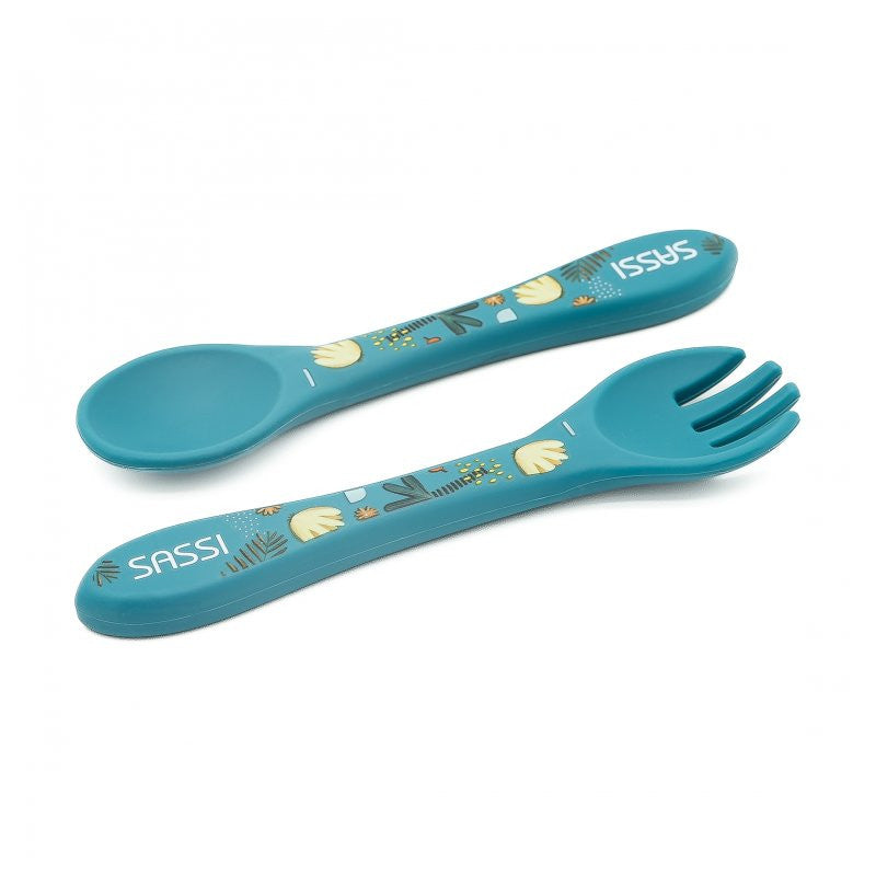 Posate in silicone Elefante Chewy - 2