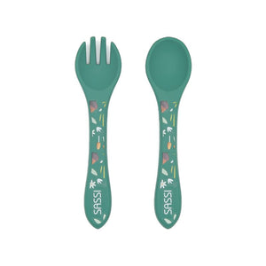 Posate in silicone Volpe Crunchy