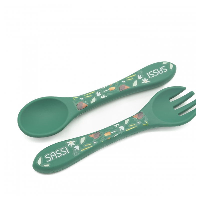 Posate in silicone Volpe Crunchy - 4