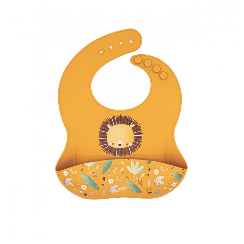 Bavaglino Con Tasca in Silicone Leone Chompy