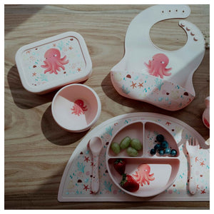 Bavaglino Con Tasca in Silicone Polpo Slurpy - 2