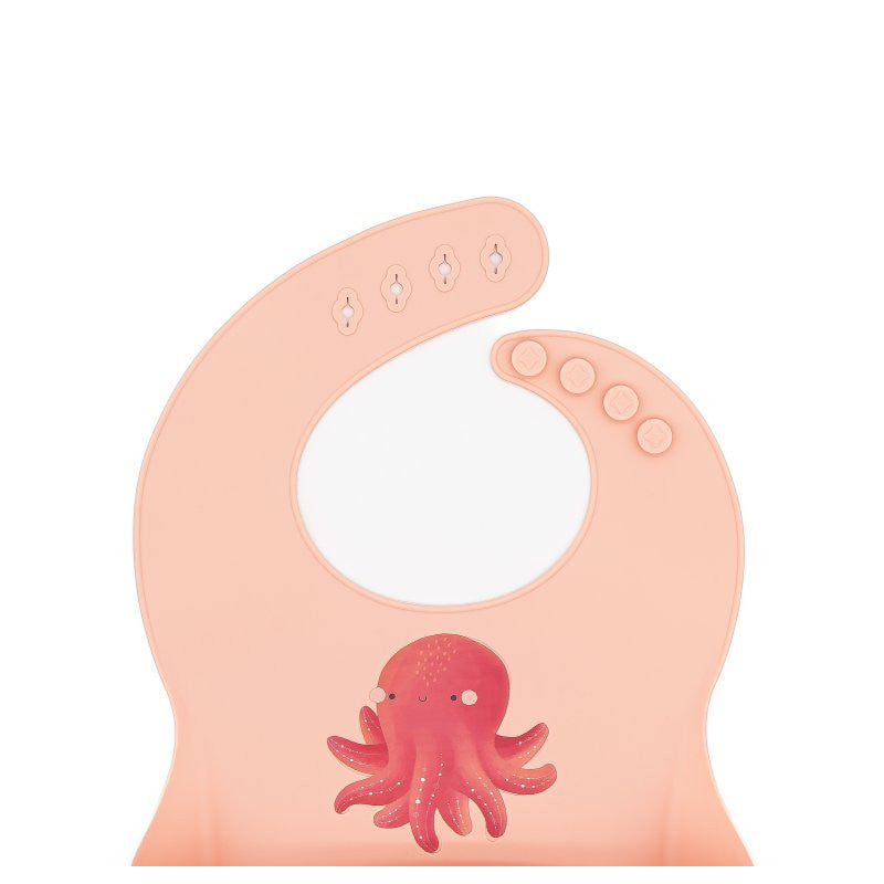 Bavaglino Con Tasca in Silicone Polpo Slurpy - 5