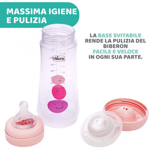 Biberon Chicco Perfect 5 - 300 ml - Rosa Kiss Me - 11