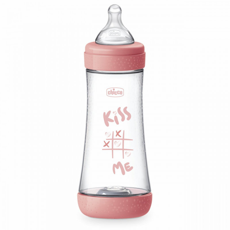 Biberon Chicco Perfect 5 - 300 ml - Rosa Kiss Me