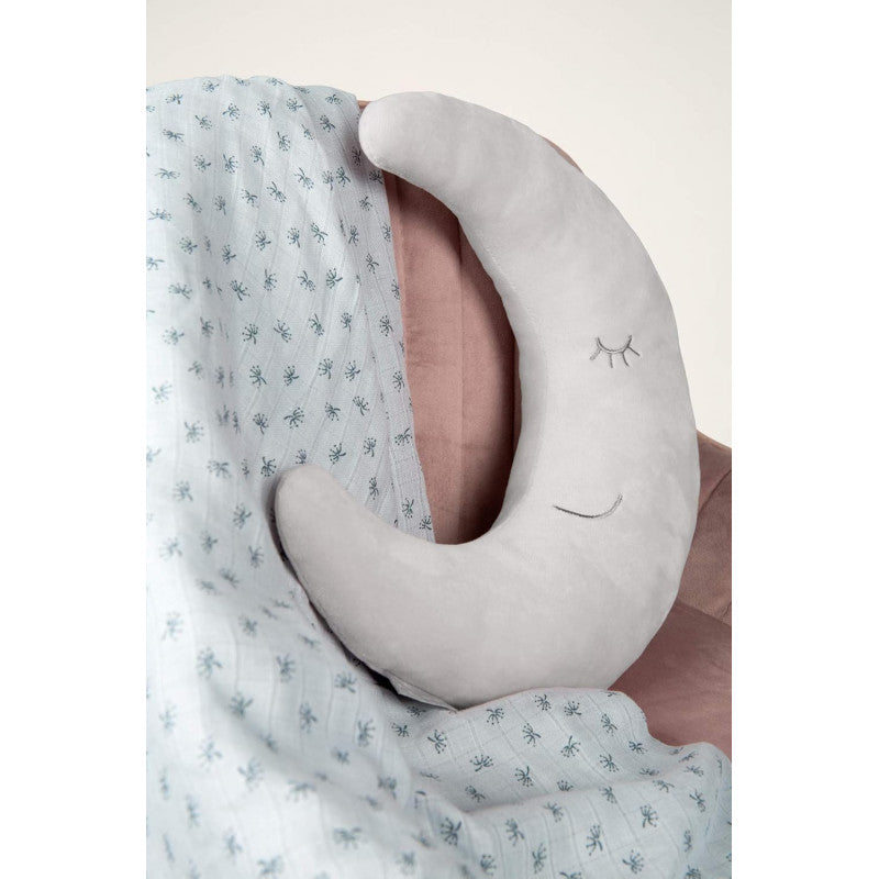 Cuscino Decorativo per la Cameretta Luna Grigio - 3