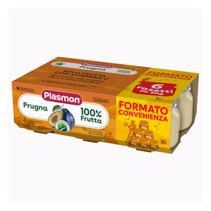 Omogeneizzato Prugna Plasmon - 6 Vasetti x 80 g