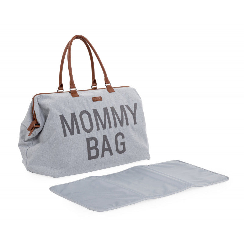 Borsa Mommy Bag Tela - Grey - 5