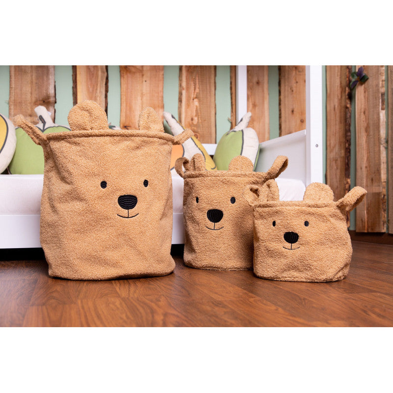 Set di 3 cestini Teddy di Childhome - 2