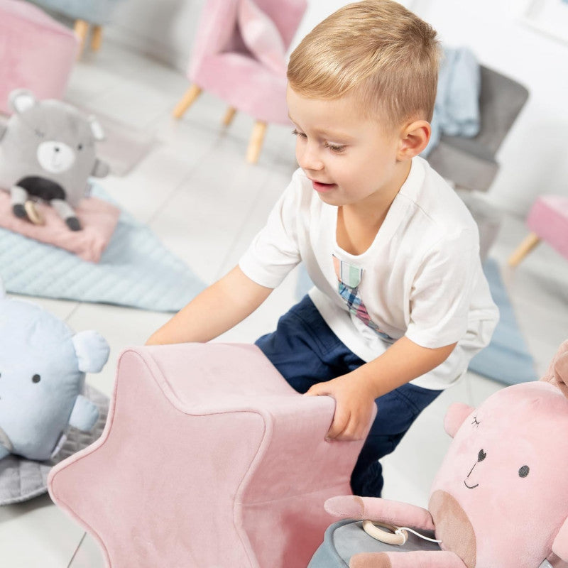 Pouf a forma di stella per bambini Rosa - 2