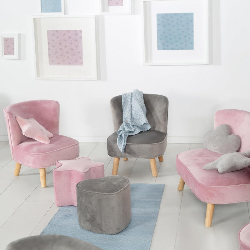 Pouf a forma di stella per bambini Rosa - 3