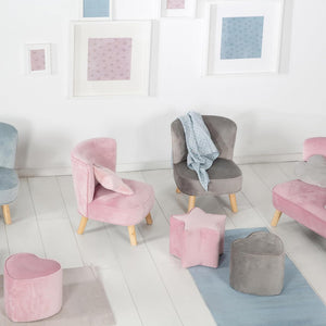 Pouf a forma di stella per bambini Rosa - 4