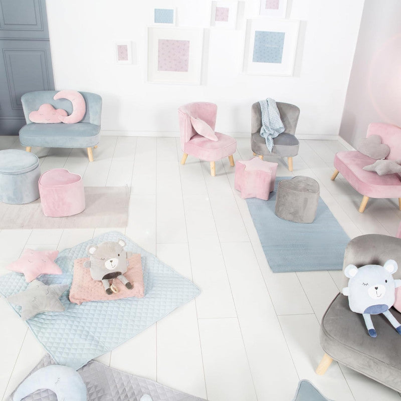Pouf a forma di stella per bambini Rosa - 5