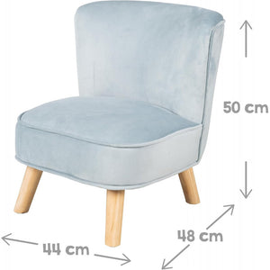Poltroncina per bambini Lil Sofa Azzurra - 4
