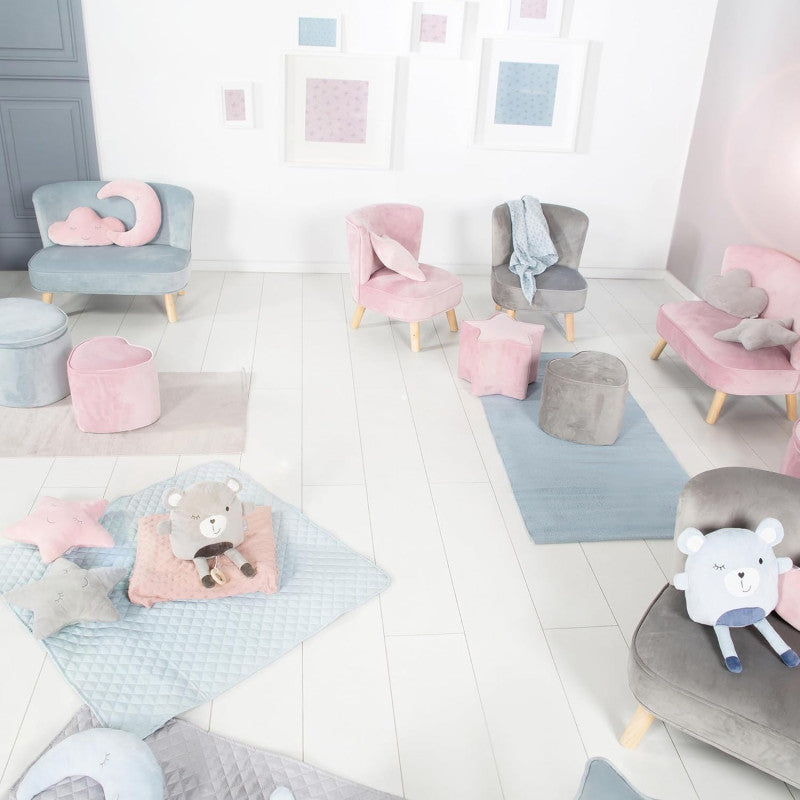 Poltroncina per bambini Lil Sofa Grigio - 6