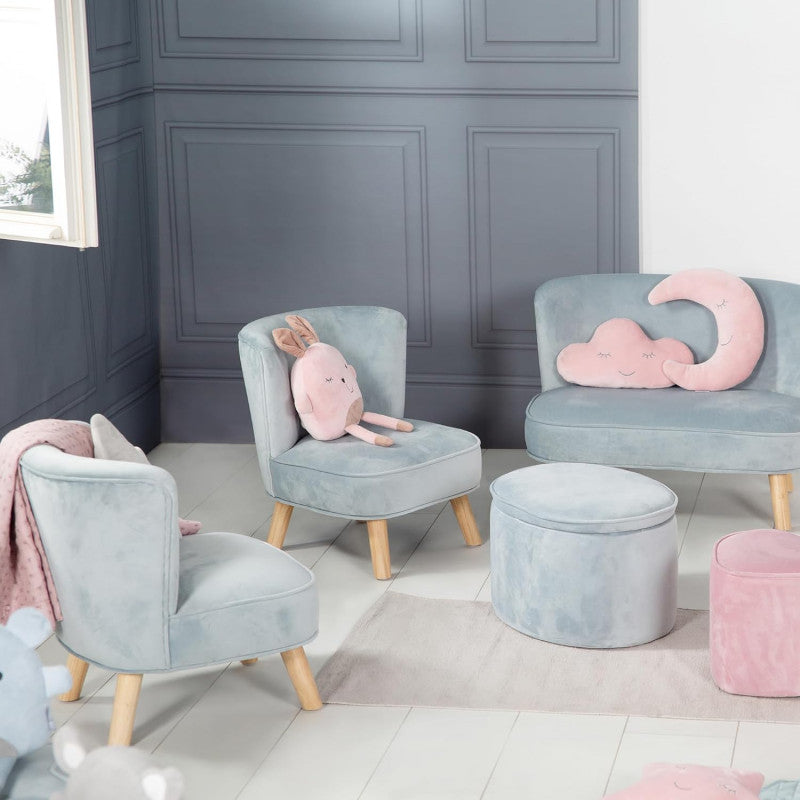 Poltroncina per bambini Lil Sofa Grigio - 5