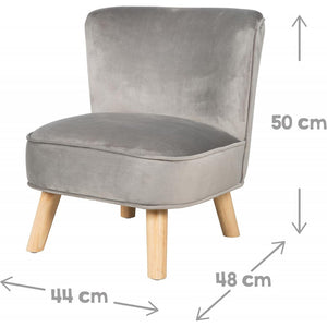 Poltroncina per bambini Lil Sofa Grigio - 4